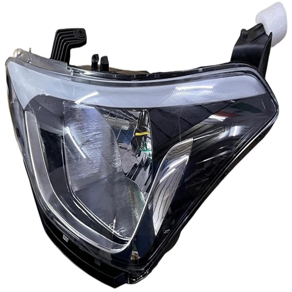 K D Headlight For Hyundai I20 Elite Without Projector & Adjustable Motor 2014-2020 - Body Material: Plastic