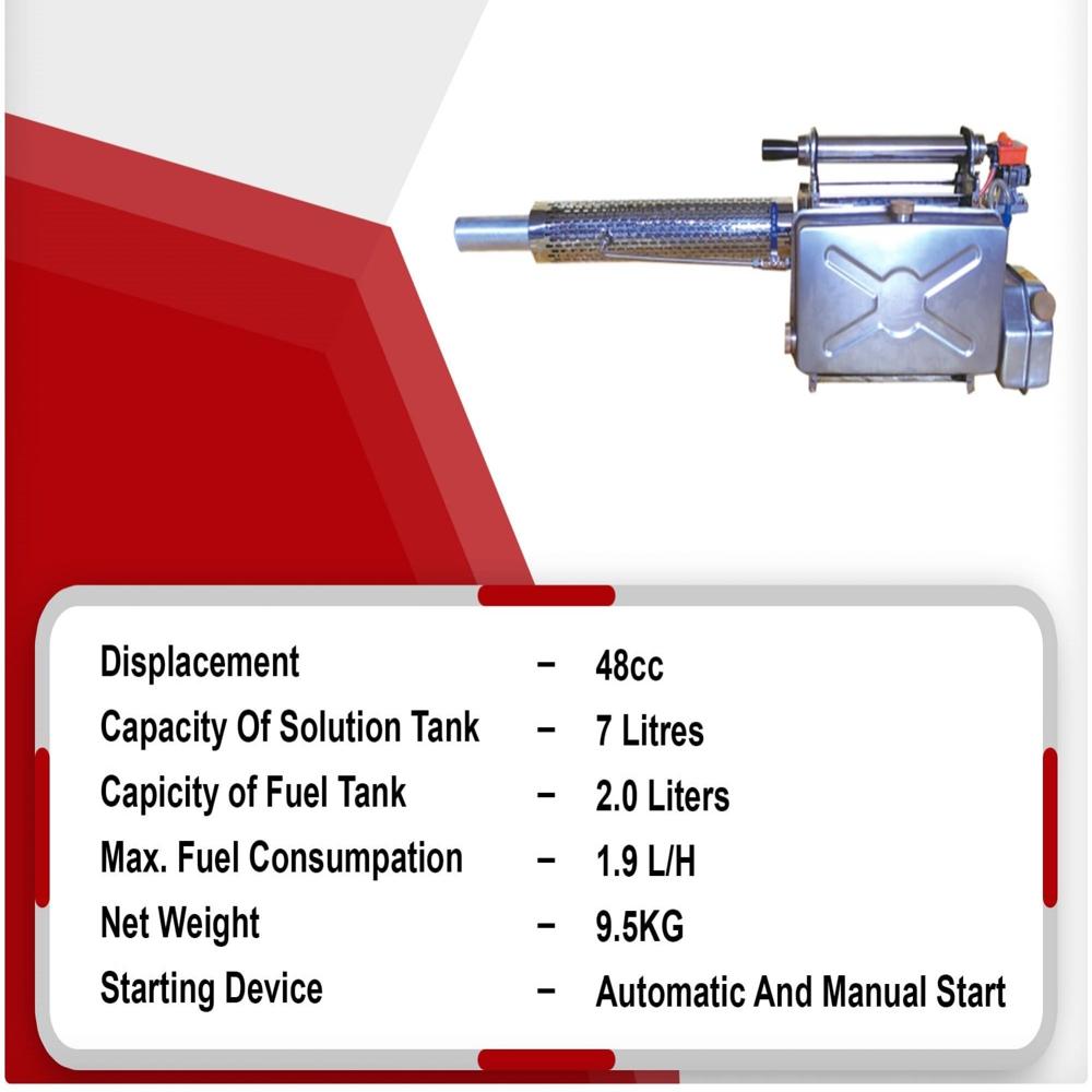Fogging Machine Tf-80w - Tank Capacity: 7 Liter (L)