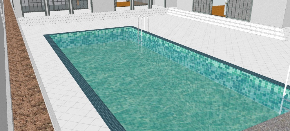 Cm-48-22033 Pool Working - Application: Floor Tiles