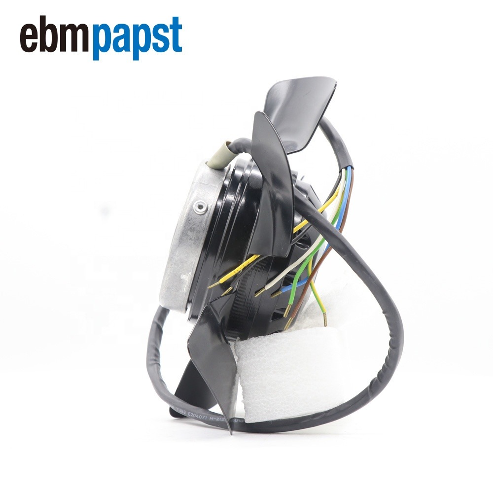 ebmpapst A2D200-AA02-33 3 Phase 230/400V AC 0.15A 7 Wire Leads With Splice Terminals Motor Lenze Inverter Axial Cooling Fan