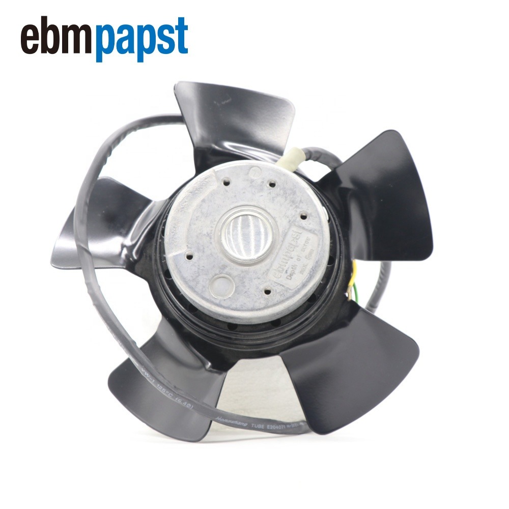 ebmpapst A2D200-AA02-33 3 Phase 230/400V AC 0.15A 7 Wire Leads With Splice Terminals Motor Lenze Inverter Axial Cooling Fan