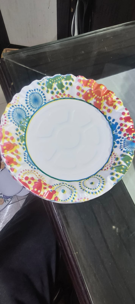 Pamper Plate Printed - 250 Gsm, 9-14 Inch Sizes | Eco-friendly, Strong & Durable Sbs Paper Plates With Colorful Printed Designs For Events & Daily Use