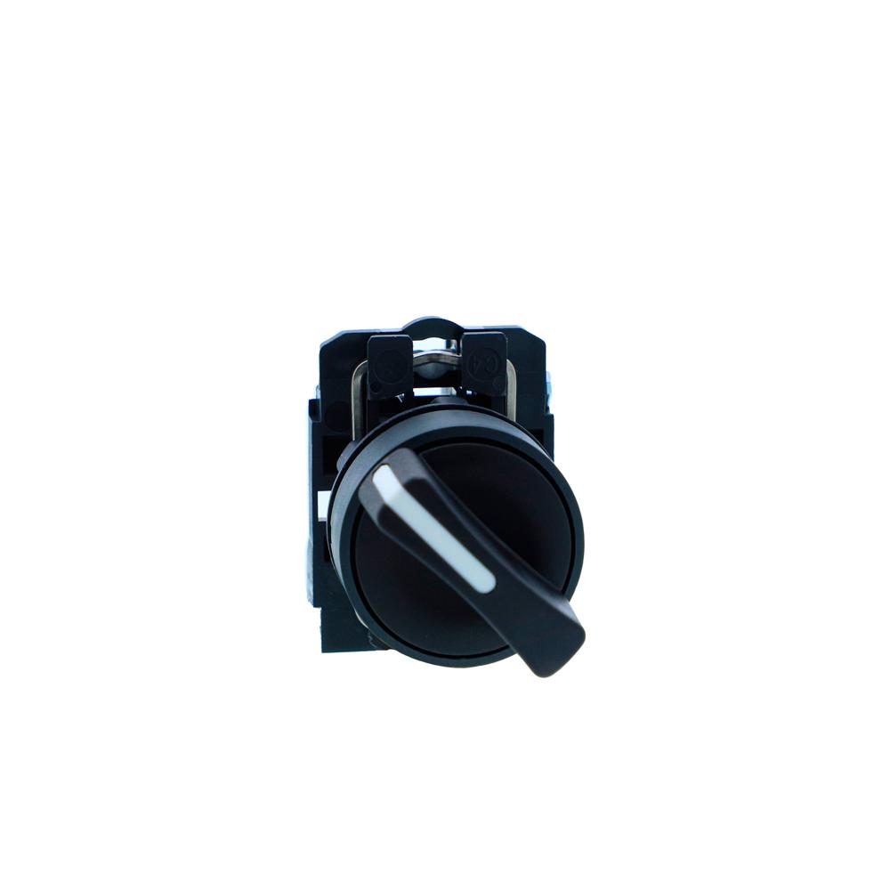 Xb5ad21n-selector Switch, Harmony Xb5n Xb7n, Plastic, Black, 22mm, Short Handle, 2 Position, Stay Put, 1 No - Current Rating: 10 A