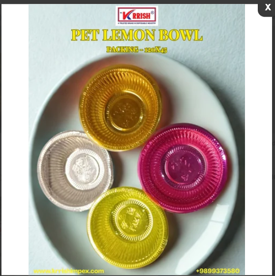 PET LEMON BOWL