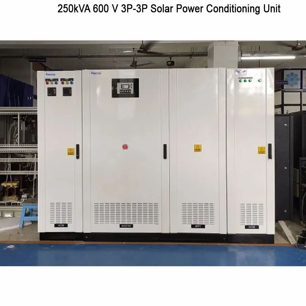 250Kva 600 V 3P-3P Solar Power Conditioning Unit - Color: White