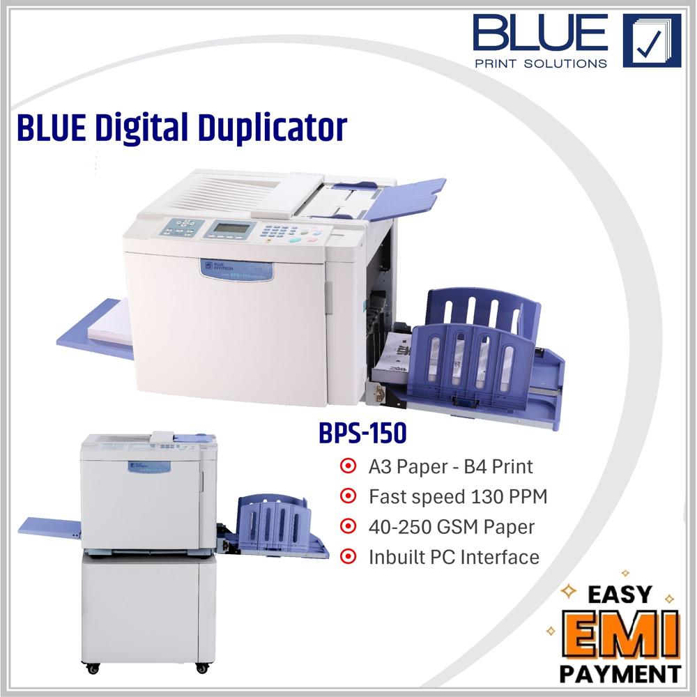 Bps150 Blue Digital Duplicator - Max Paper Size: 297*420mm. (A3)