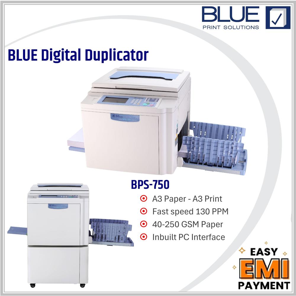 BPS750 Blue Digital Duplicator