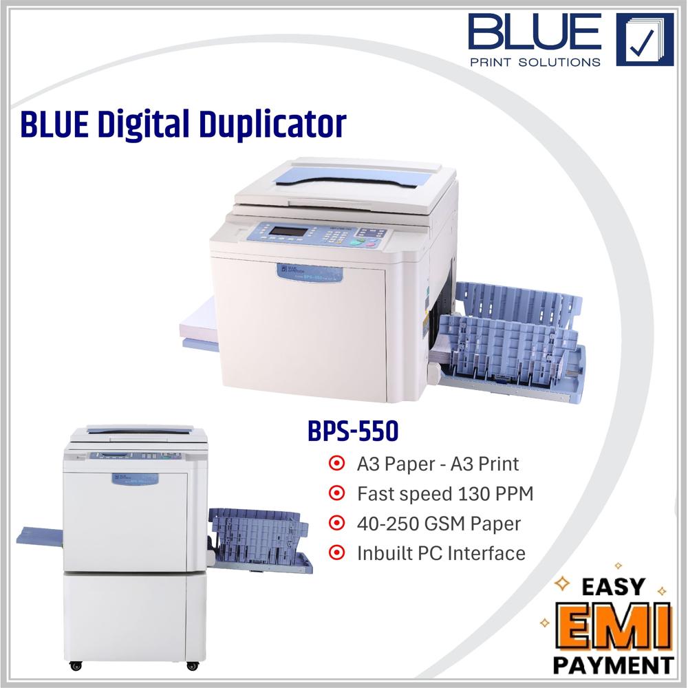 Bps550 Blue Digital Duplicator - Max Paper Size: 297*420mm. (A3)