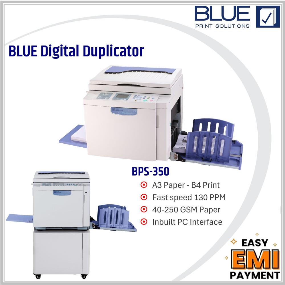 BPS350 Blue Digital Duplicator