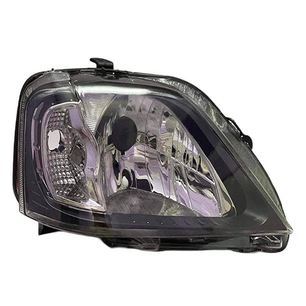 K D Headlight Assembly For Mahindra Logan BLACK (2004-2012) & VERITO (2011-2012) ( WITHOUT ADJUSTABLE MOTOR)