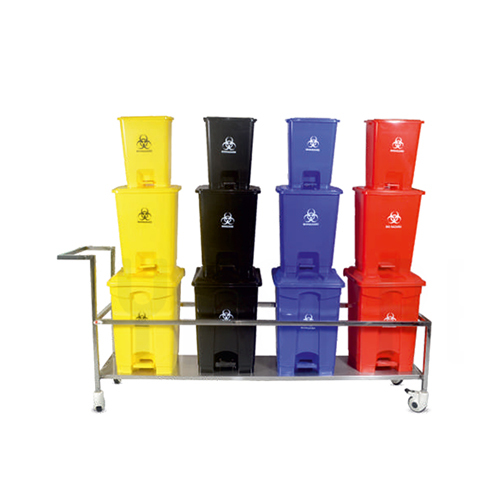 Ys-312 Bio Medical Waste Trolly - Color: Different Available