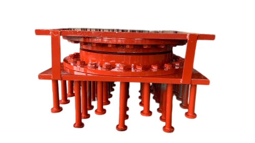 Cast Steel Bridge Bearing - Color: Orange