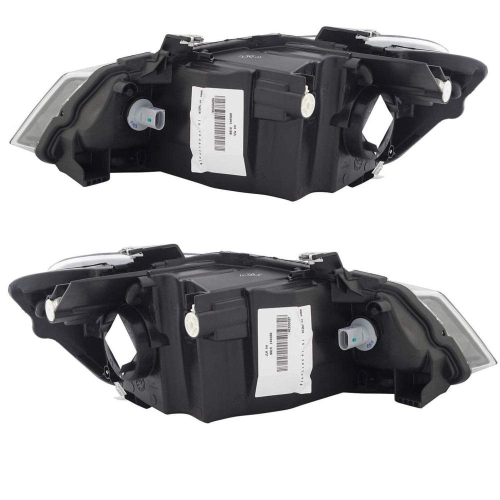 K D Headlight for VW Polo & Vento (BLACK) Without Adjustable Motor & Without Projector