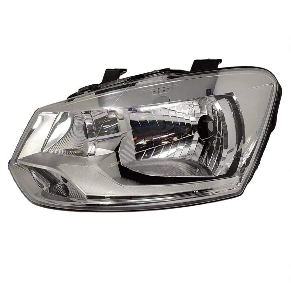 K D Headlight for VW Vento & Polo (Chrome) Without Adjustable Motor