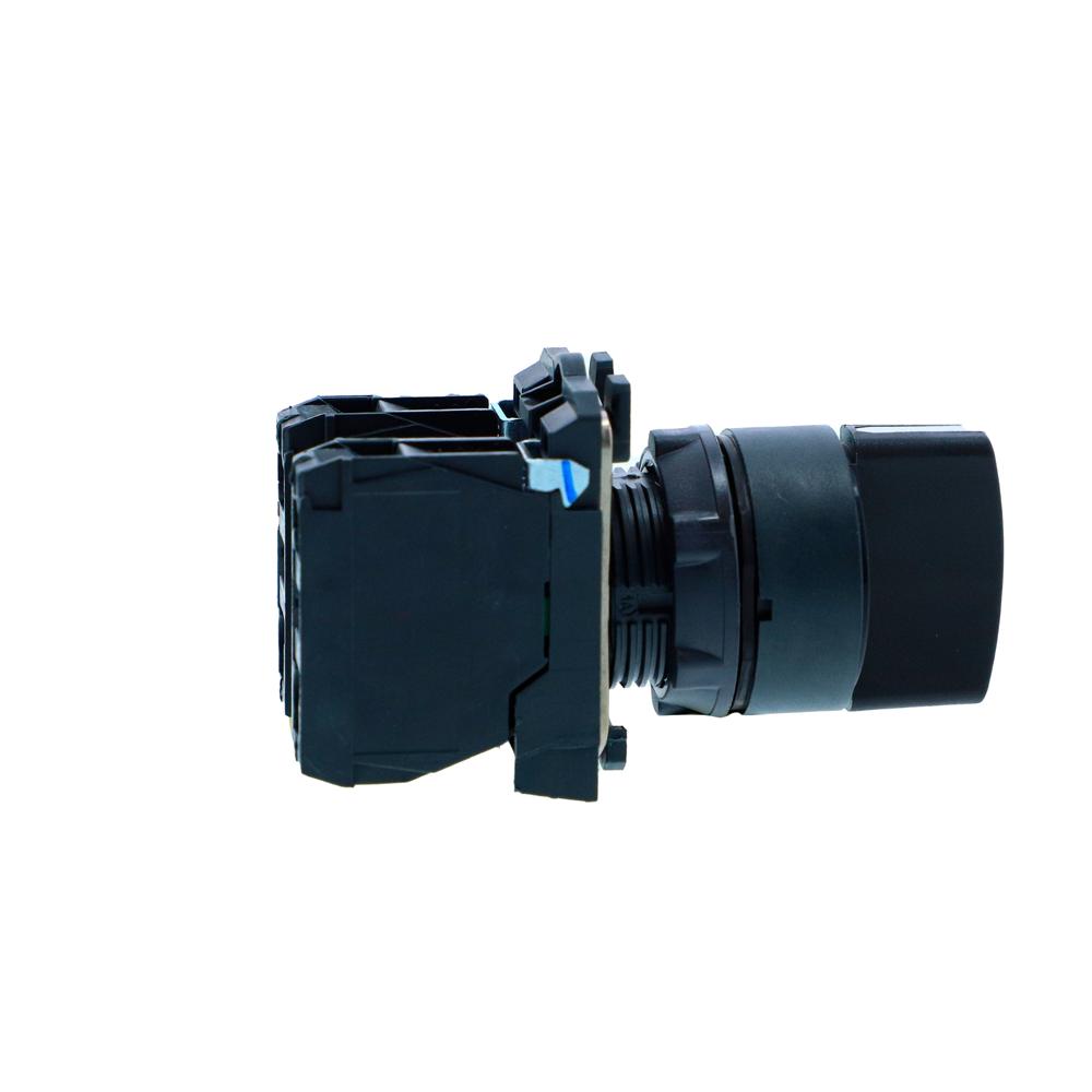 Xb5ad33n-selector Switch, Harmony Xb5n Xb7n, Plastic, Black, 22mm, Short Handle, 3 Position, Stay Put, 2 No - Current Rating: 10 A