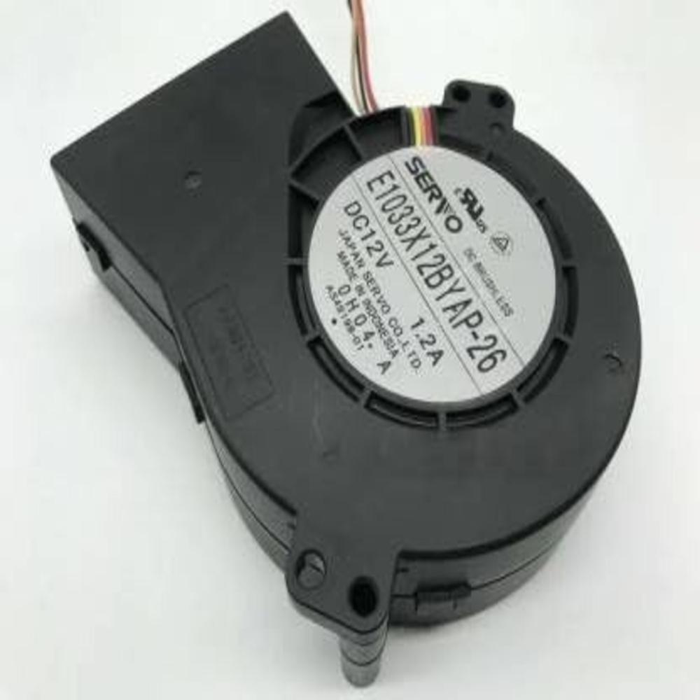 SERVO E1033X12BYAP-26 DC Blower 12V-1.2A DC Brushless Air Cooling Blower 4850 RPM 123 * 100 * 33mm 3Wire