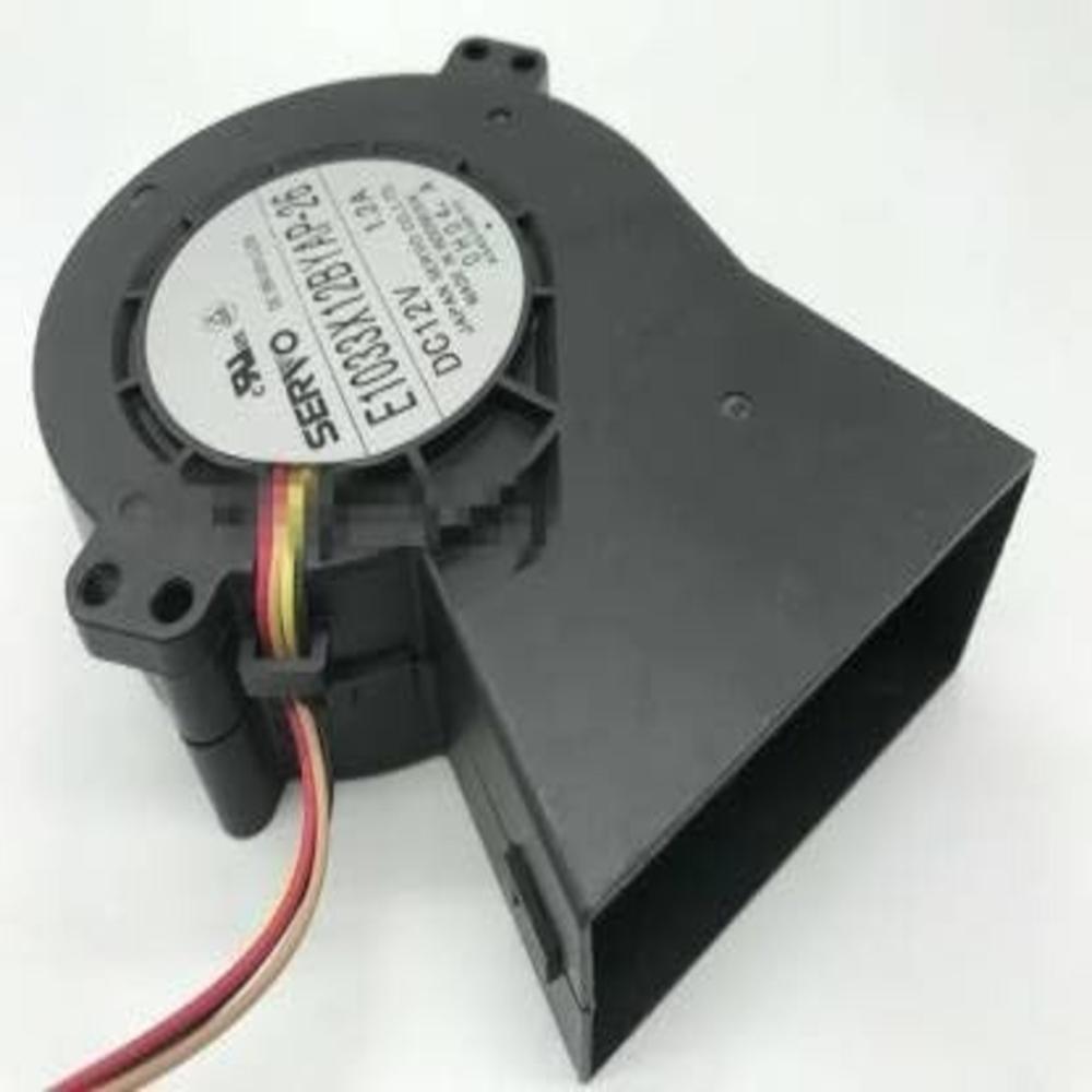 SERVO E1033X12BYAP-26 DC Blower 12V-1.2A DC Brushless Air Cooling Blower 4850 RPM 123 * 100 * 33mm 3Wire