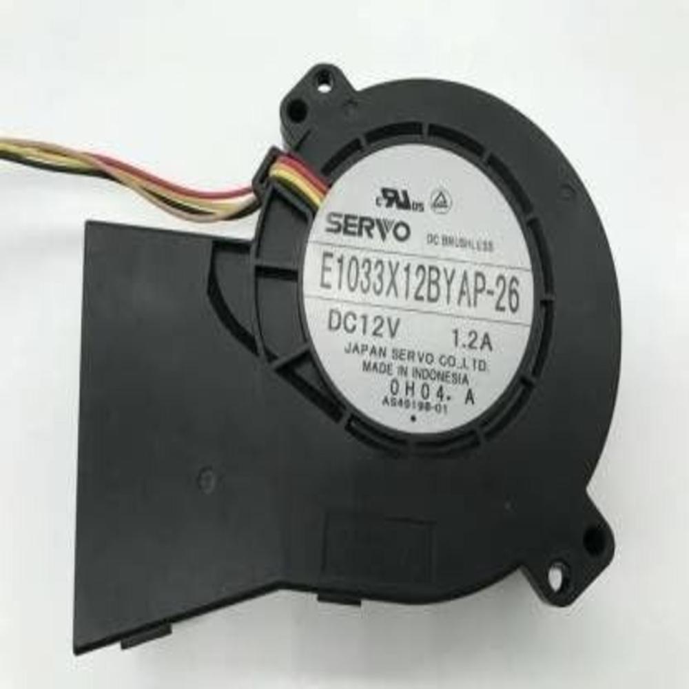 SERVO E1033X12BYAP-26 DC Blower 12V-1.2A DC Brushless Air Cooling Blower 4850 RPM 123 * 100 * 33mm 3Wire
