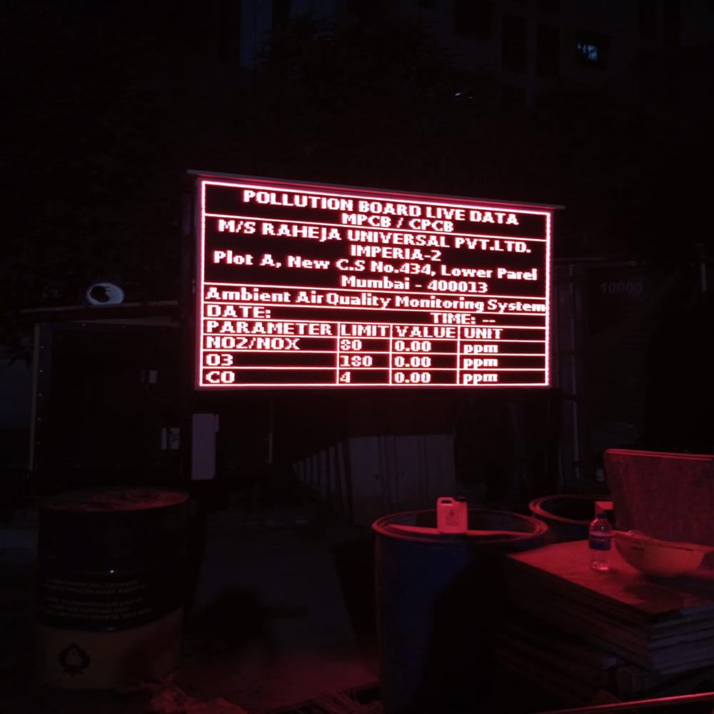 Led Rectangular Pollution Display Board - Input Voltage: 210-230 Ac Volt (V)