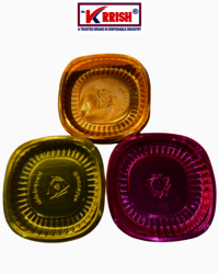 PET 6"X6" SQUARE PLATE