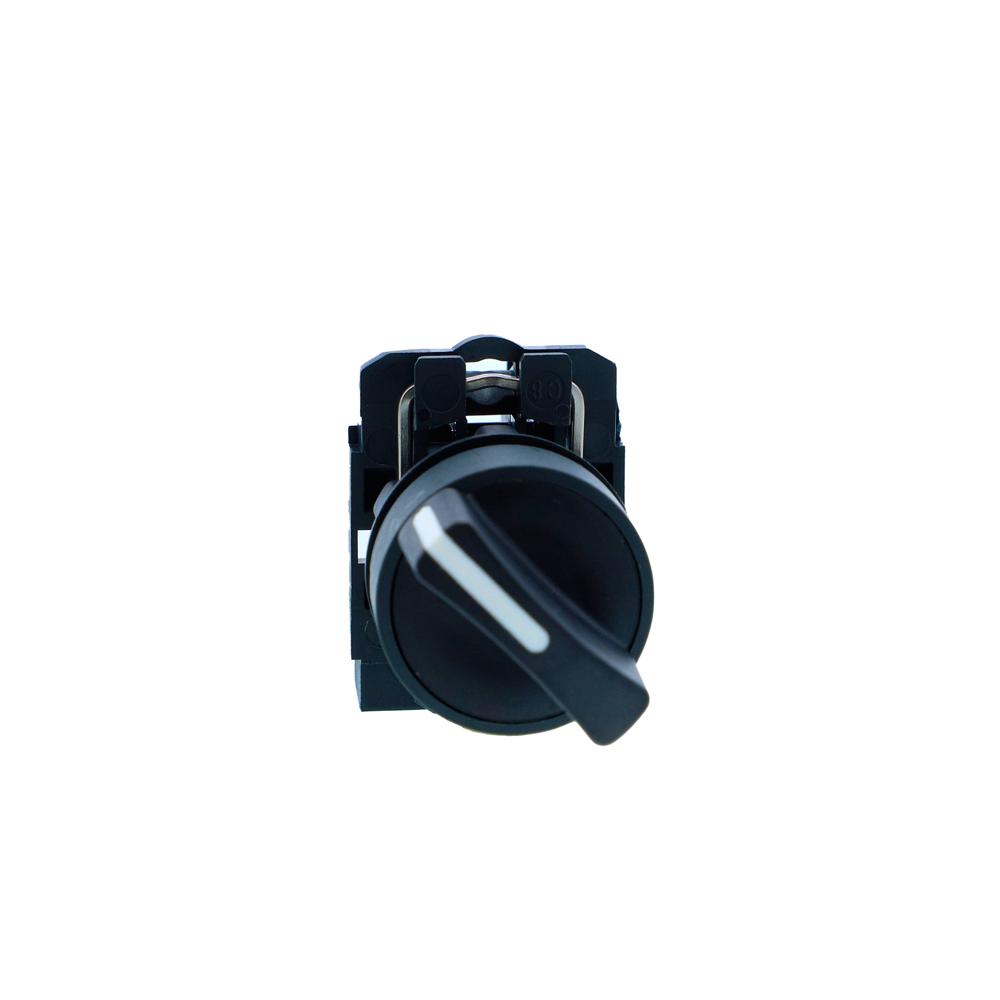 Xb5ad41n- Selector Switch, Harmony Xb5n Xb7n, Plastic, Black, 22mm, Short Handle, 2 Position, Spring Return To Left, 1 No - Current Rating: 10 A