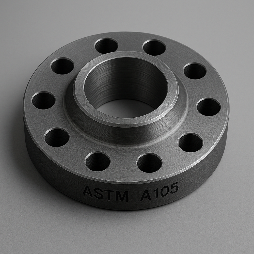 ASTM A105 फोर्ज्ड कार्बन स्टील फ्लैंग