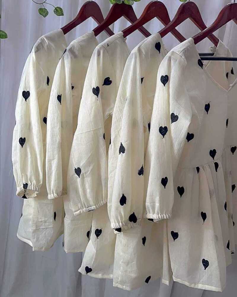Cotton Peplum Top