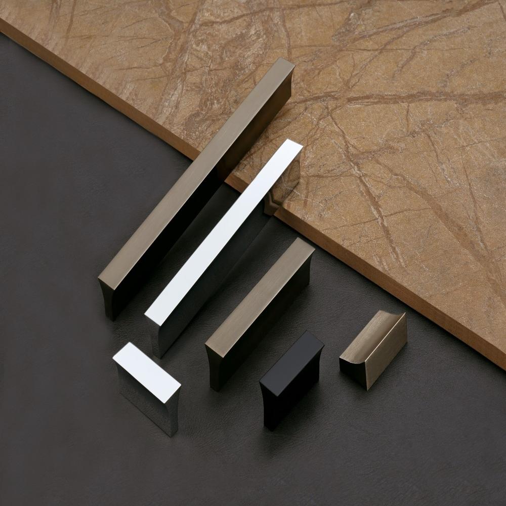 Aluminum Door Handle - 96mm To 1184mm Sizes, Available In Cp, Ass, Black, White | Durable Brass Build, Weather-resistant, Easy Screw-in Installation