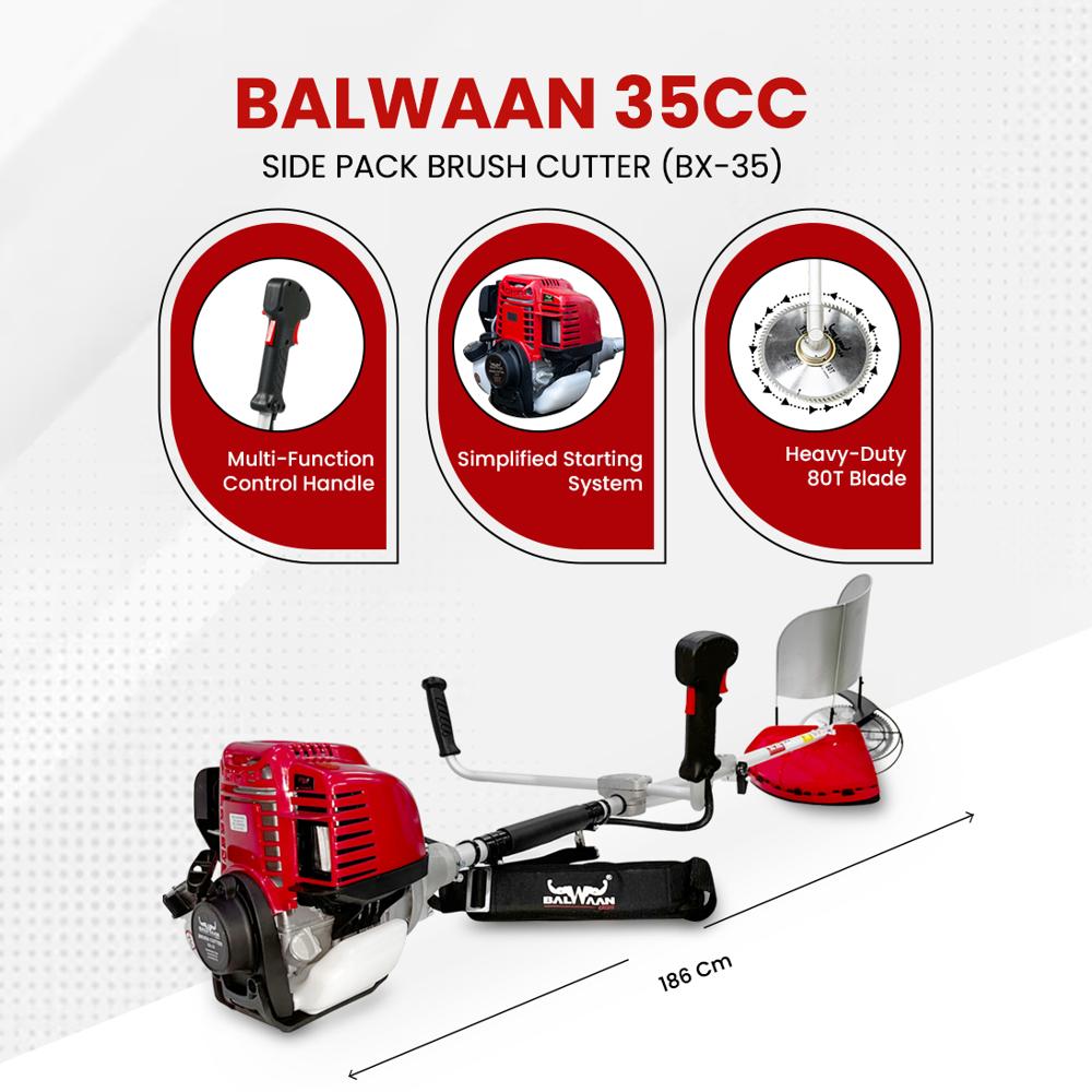 Balwaan Side Pack BX 35 Brush Cutter
