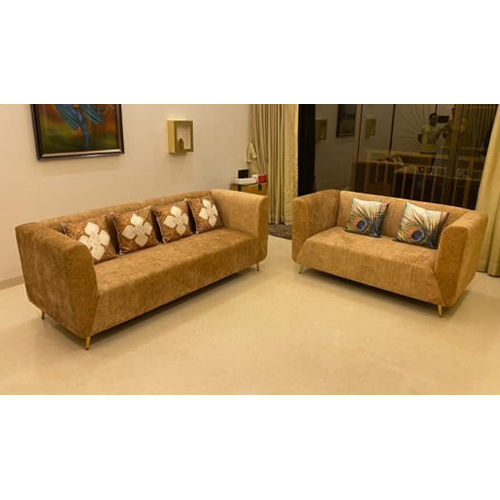 3 Plus 2 Basic Sofa - Color: Yellow