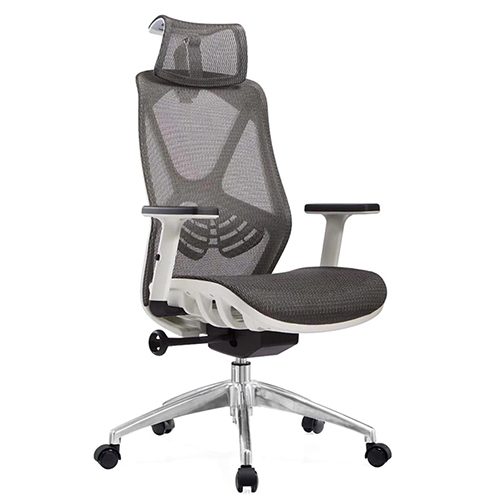 Atlanta Mesh Chair - Color: Brown And Silver