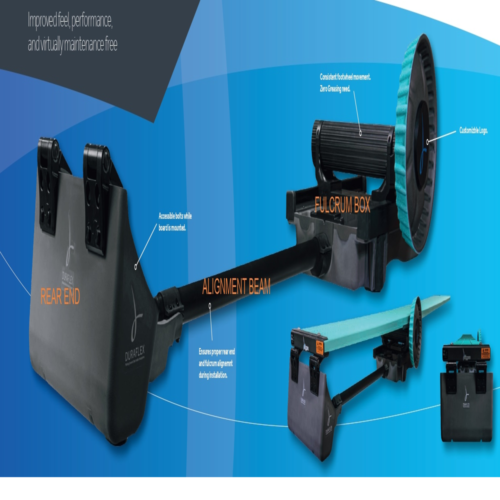 16' Duraflex Maxi Flex Model B Diving Board - Application: Pool