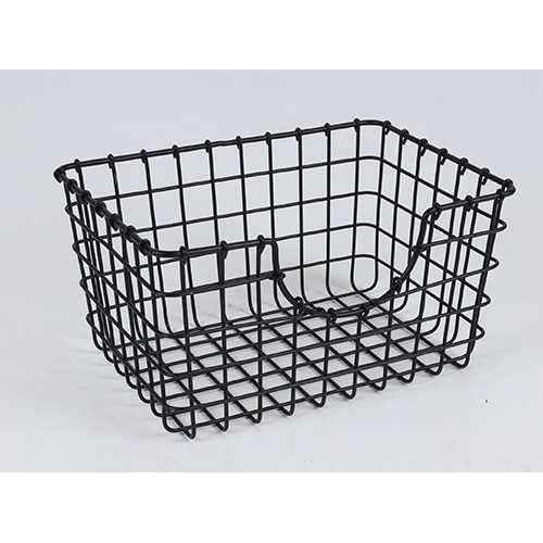 Iron Basket Black - Dimension (L*W*H): 11.6X8.2X6.1A Ht Inch (In)