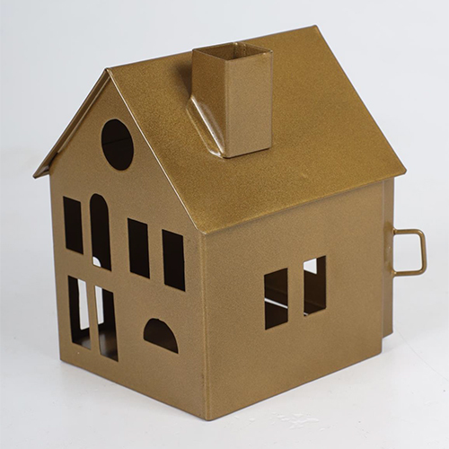 Golden Iron Lantern - Light Source: Energy Saving