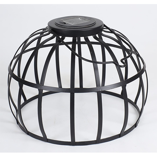 Iron Solar Pendant Lamp - Color: Black