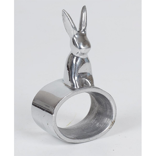 Aluminium Napkin Ring - Color: Silver