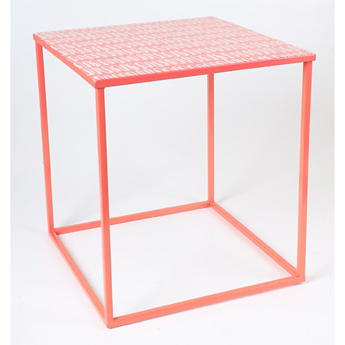 Orange Iron Table - Feature: Eco-Friendly