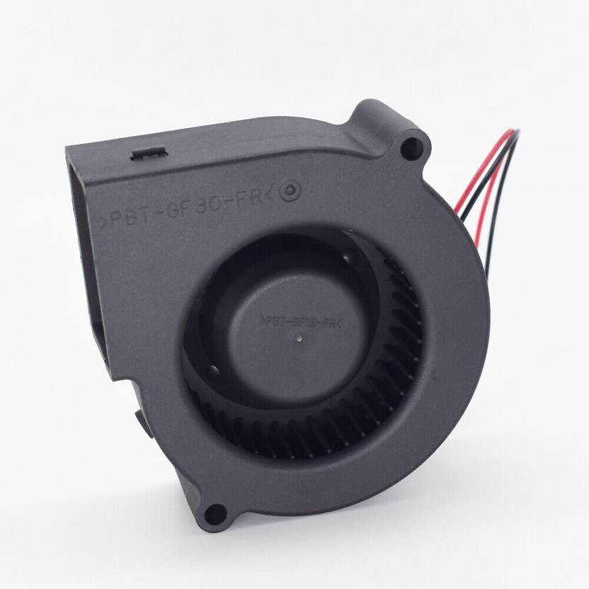 NMB BG0703-B054-000 75x75x30mm 12V 0.66A Projector Ball DC Blower Fan 2pin Cooling Fan All in one Cooler (Black)