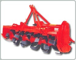 Sturdy Construction Rotary Tiller - Color: Red