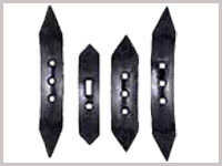 Tiller Cultivator Shovel - Color: Black