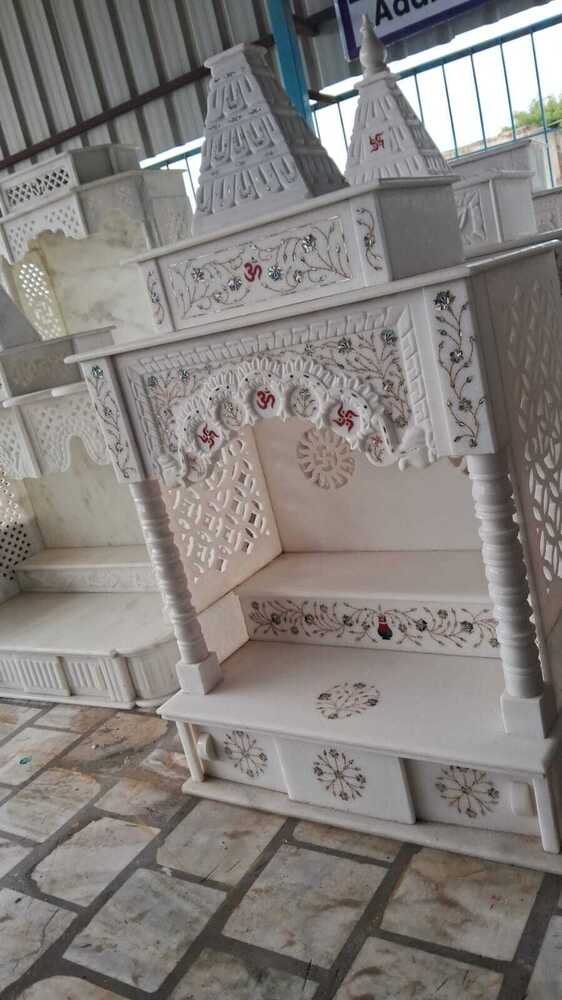 Marble Home Temple - Color: White