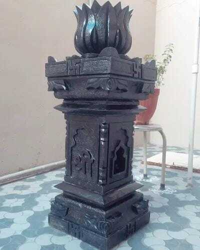 Black Stone Tulsi Pot - Features: Durable