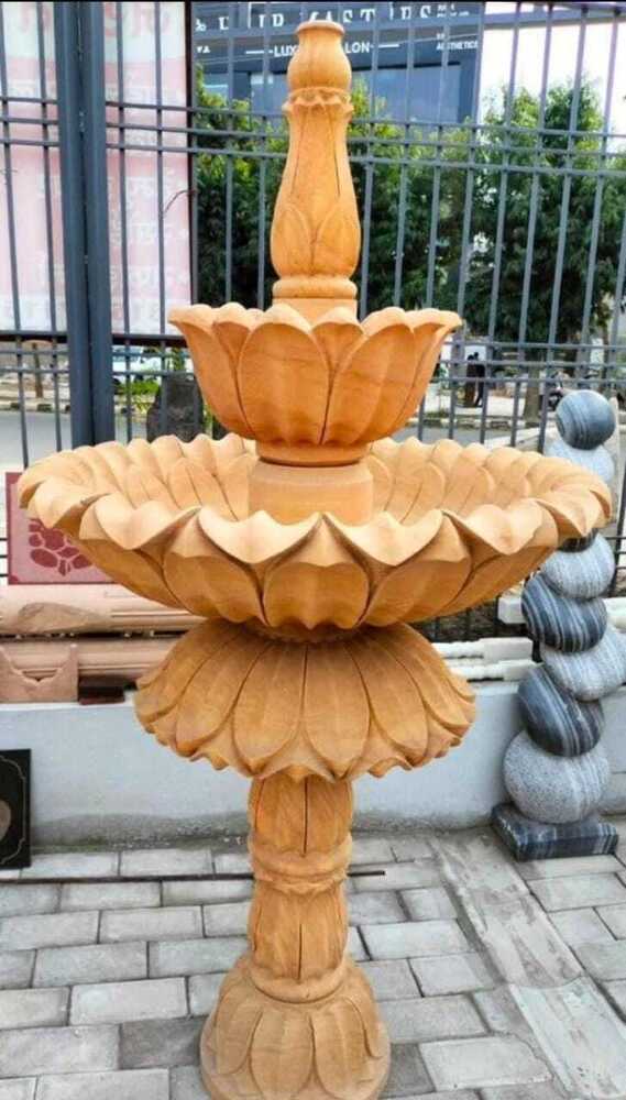 4 Feet Sandstone Water Fountain