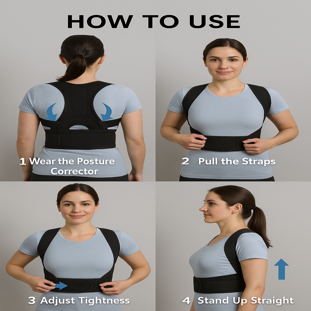 Posture Correction Belt - Color: Various Available