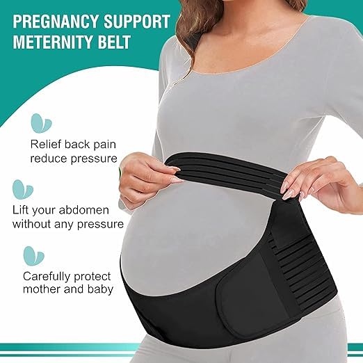 Pregnancy Support Belt Black