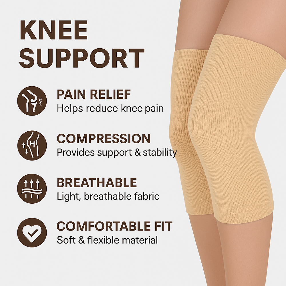Knee Cap Skin - Color: Cream