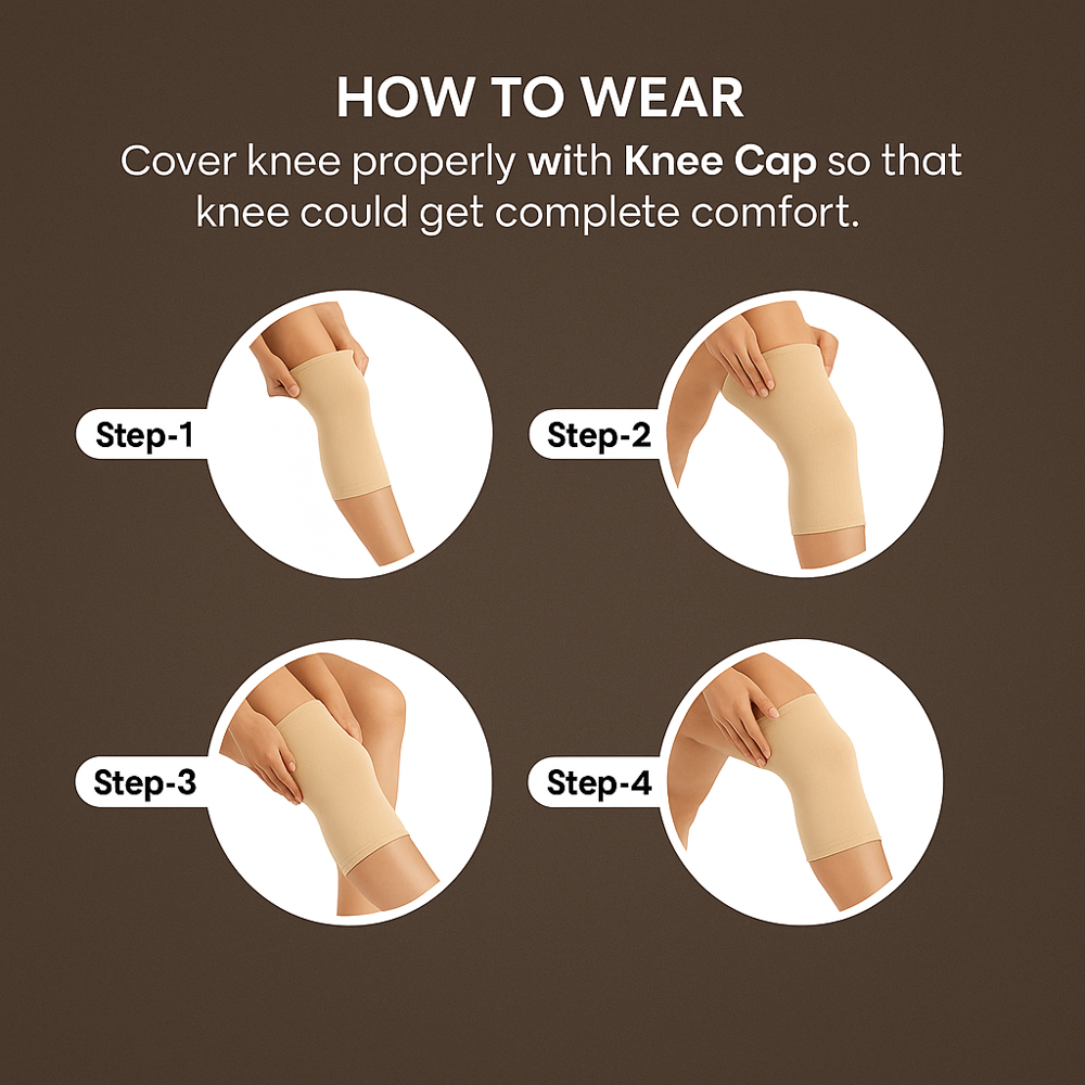 Knee Cap Skin - Color: Cream