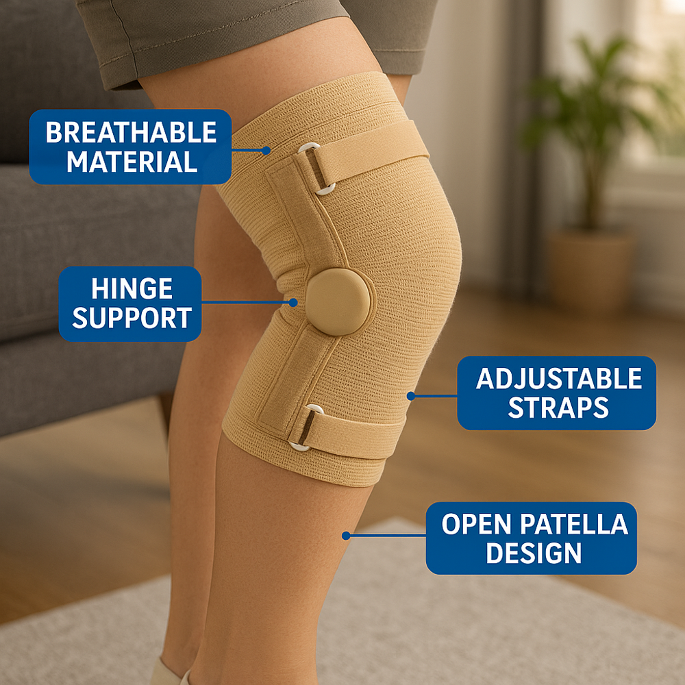 Hinged Knee Cap Skin