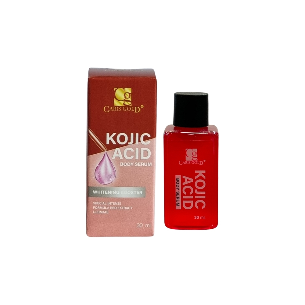 30 Ml Caris Gold Kojic Acid Body Serum - Features: Durable