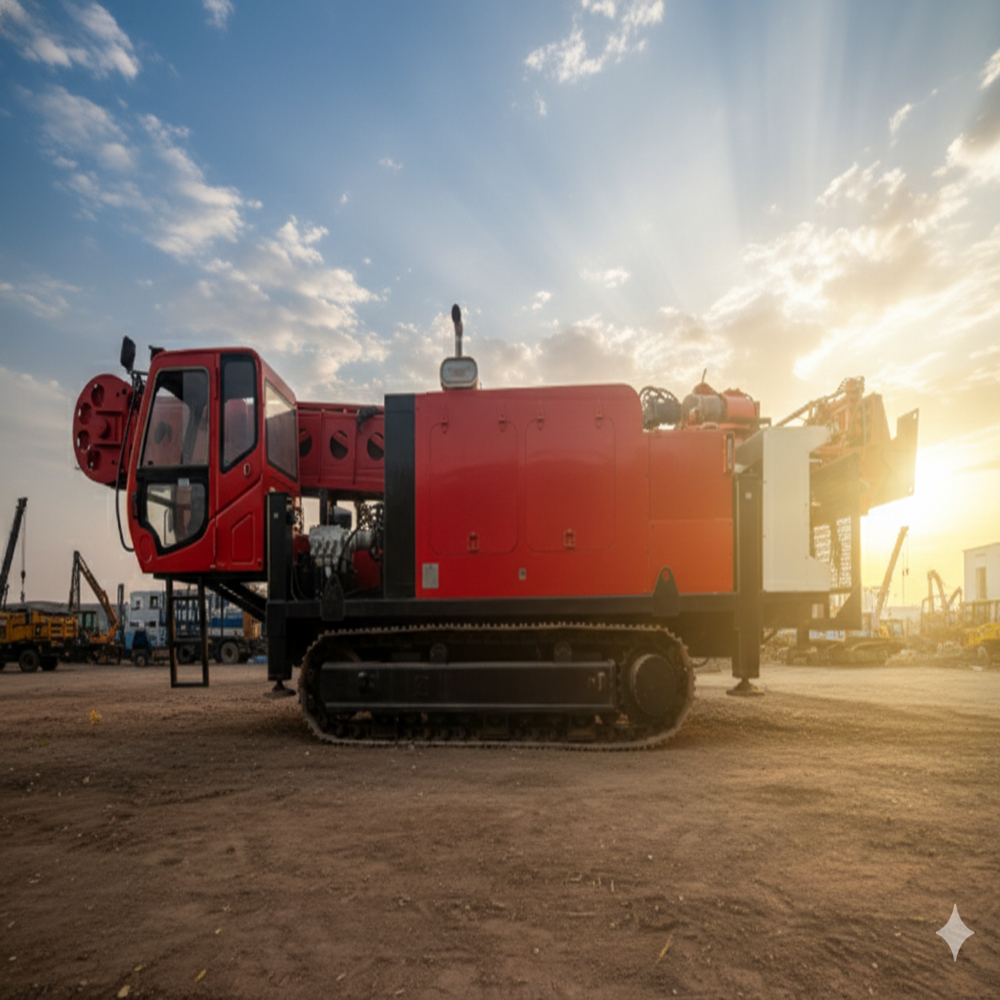 Jcu-1800 Hydrostatic Crawler Mounted Diamond Core Wire Line Drilling Rig - Automatic Grade: Semi-Automatic